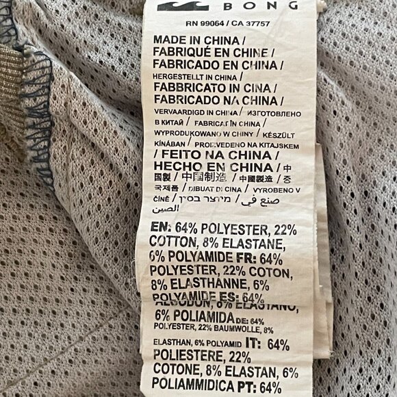 Billabong Recycler Stretch Crossfire Submersibles Shorts in Brown, Size 29 - Picture 9 of 9